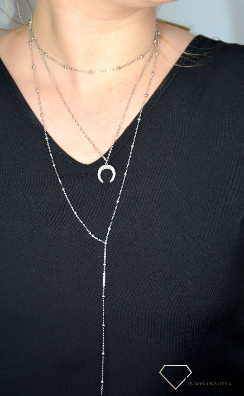 Srebrny naszyjnik potrójny z księżycem DIA-NSZ-0068-925 S.jpg